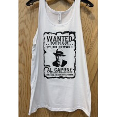 Moose Jaw Al Capone Wanted Tank Top White Moose Jaw Al Capone Wanted Tank Top White