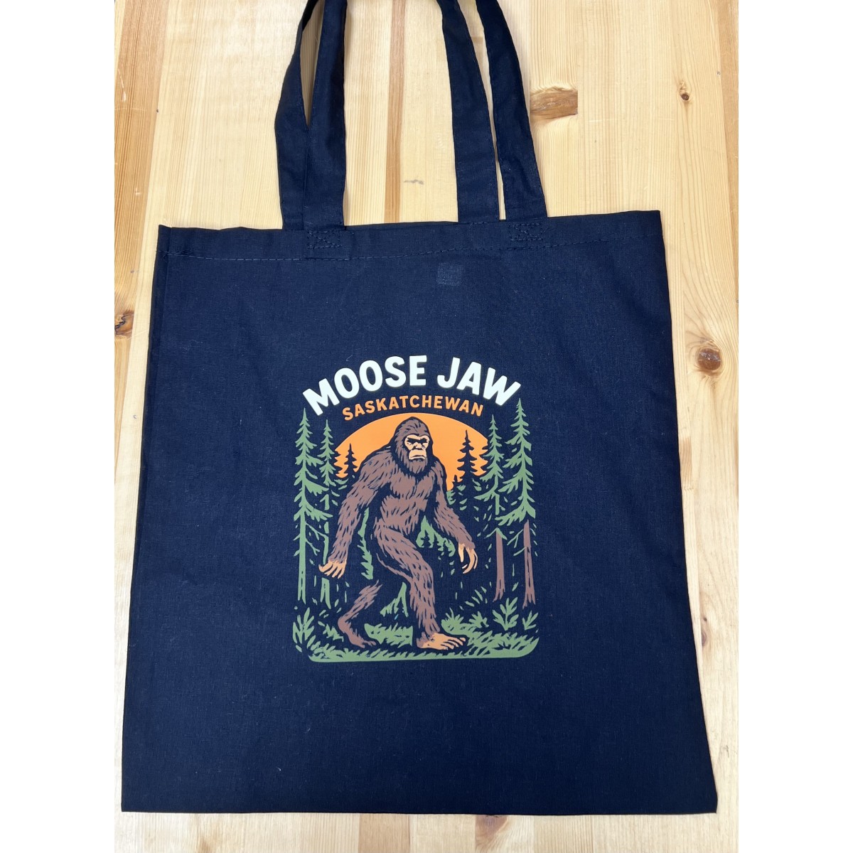 Moose Jaw Sasquatch Tote Bag Black