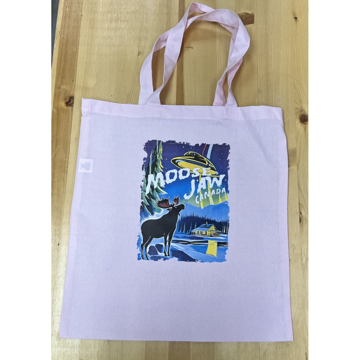 Moose Jaw UFO Tote Bag Pink