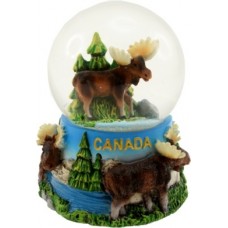 Canada Moose 65mm Snowglobe