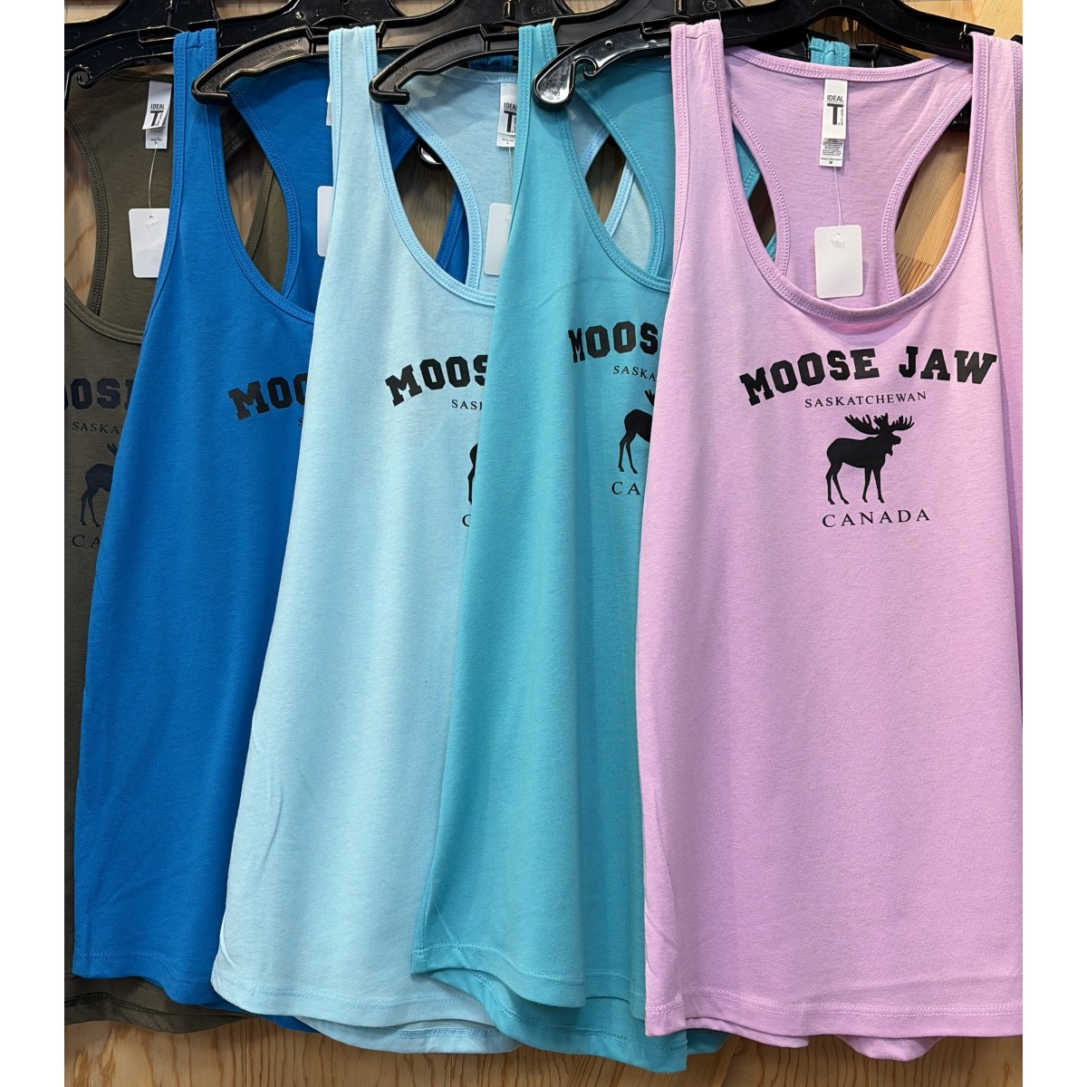 Moose Jaw Standing Moose Tank Top Assorted Women's