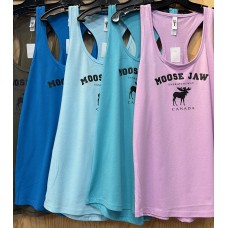 Moose Jaw Standing Moose Tank Top Assorted Women's Moose Jaw Standing Moose Tank Top Assorted Women's