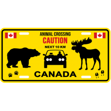 Canada Aluminum Vehicle Plate 12x6 Canada Animal Crossing SC Canada Aluminum Vehicle Plate 12x6 Canada Animal Crossing SC