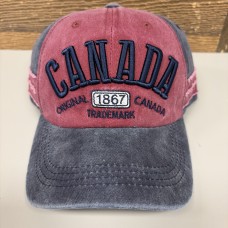 Canada Hat Big Letters - Burgundy Canada Hat Big Letters - Burgundy