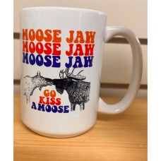 Moose Jaw Go Kiss A Moose Mug