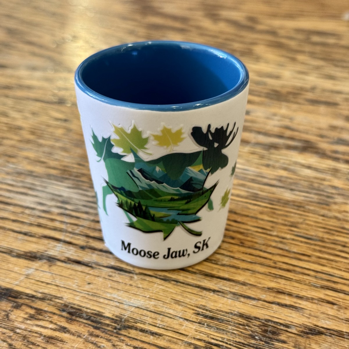 Moose Jaw Shot Glass Leaflet