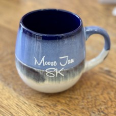 Moose Jaw Mug 19oz Blue Barrel Glazed