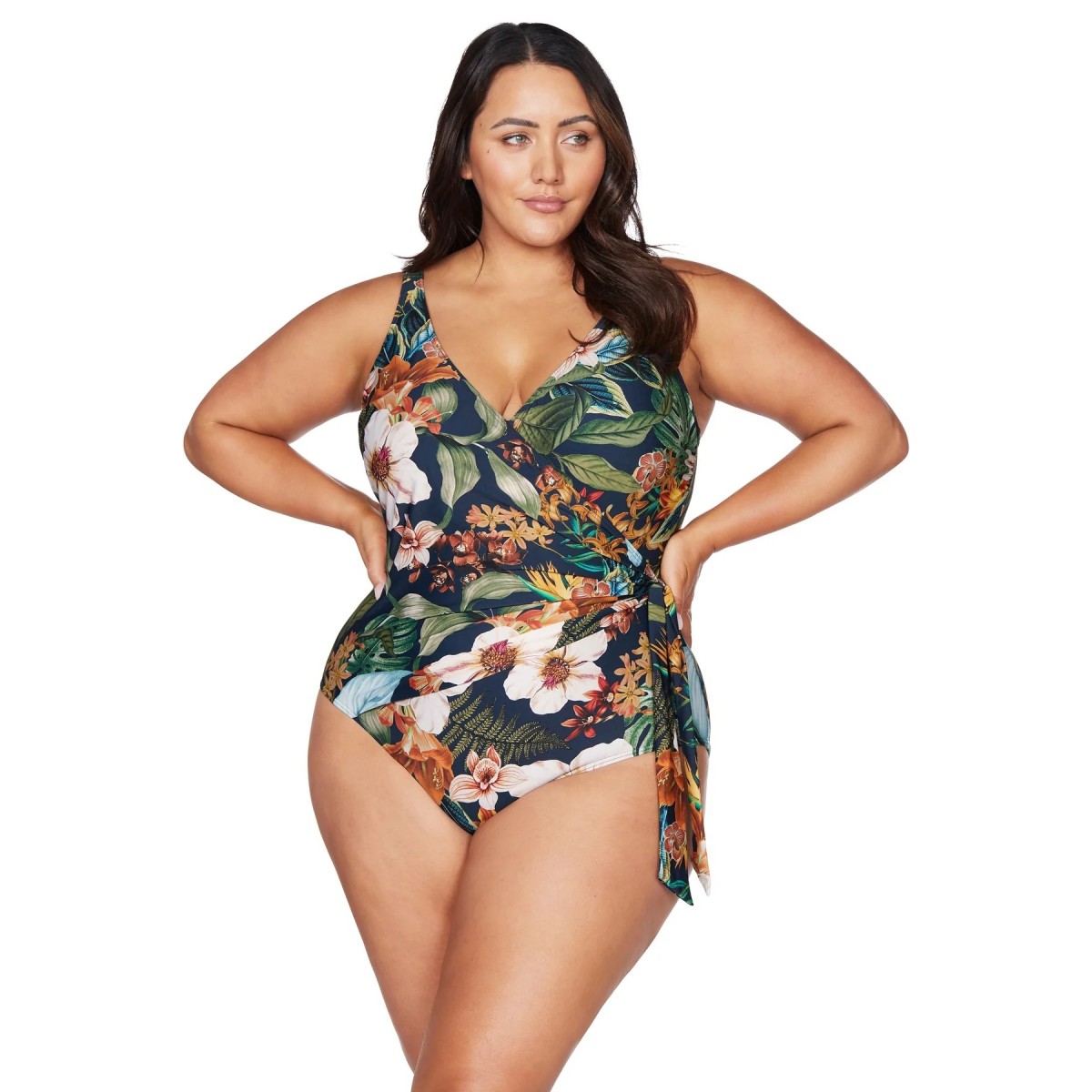 Artesands - Saltu Hayes Side Tie Underwire One Piece - Navy