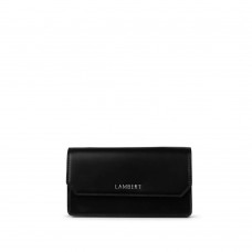 Lambert - The Layla Vegan Leather Wallet w/ Chain - Black