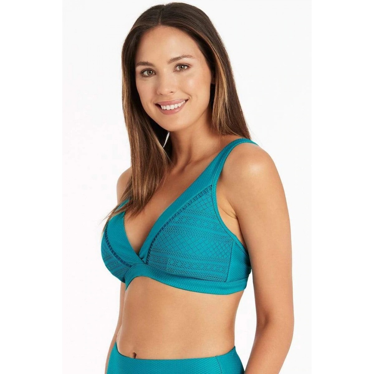 Sea Level - Amazing Lace X Front D/DD Bralette - Sea Foam