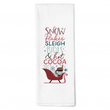 PG Tea Towel - Snow Flakes