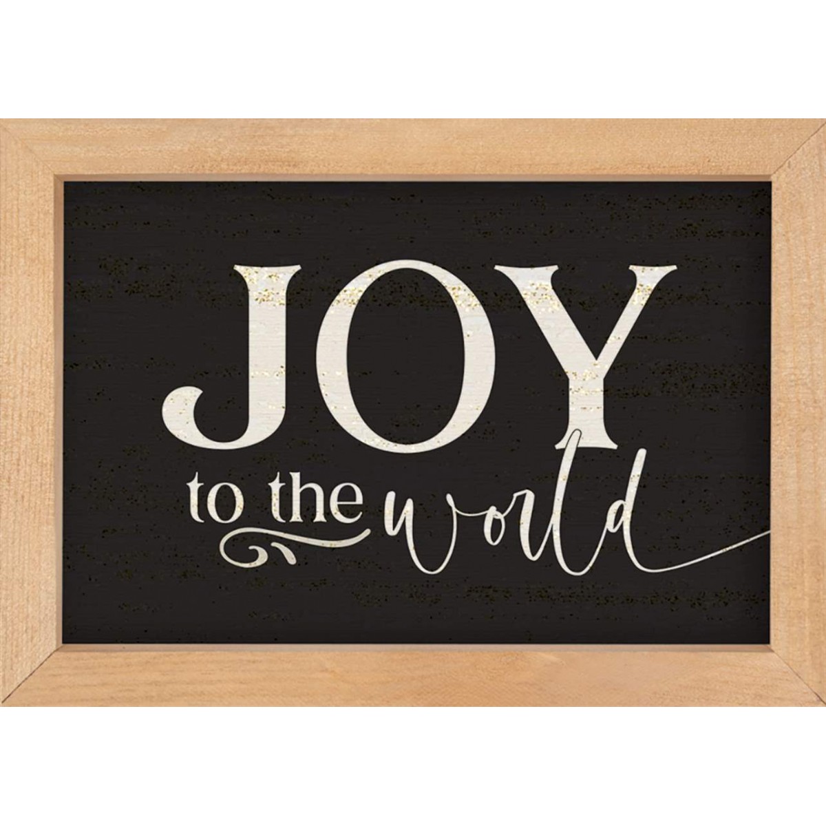 PG Framed Text Art - Joy To The World