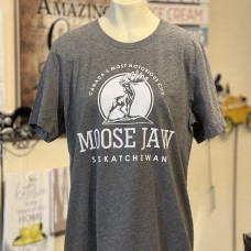 Moose Jaw Canada's Most Notorious Official T-Shirt Dark Heather Unisex