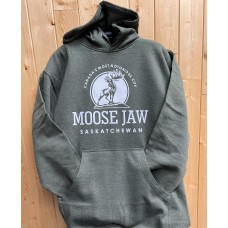 Moose Jaw Hoodie Canada's Most Notorious City Official Army Heather