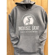 Moose Jaw Hoodie Canada's Most Notorious City Official Gunmetal Heather