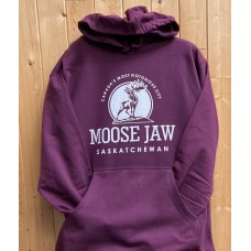 Moose Jaw Hoodie Canada's Most Notorious City Official Maroon