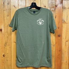 Moose Jaw Prairie Basics T-Shirt Left Chest Military Green