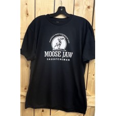 Moose Jaw Canada's Most Notorious Official T-Shirt Black