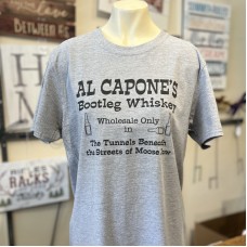 Moose Jaw Al Capone Whiskey T-Shirt Sports Grey