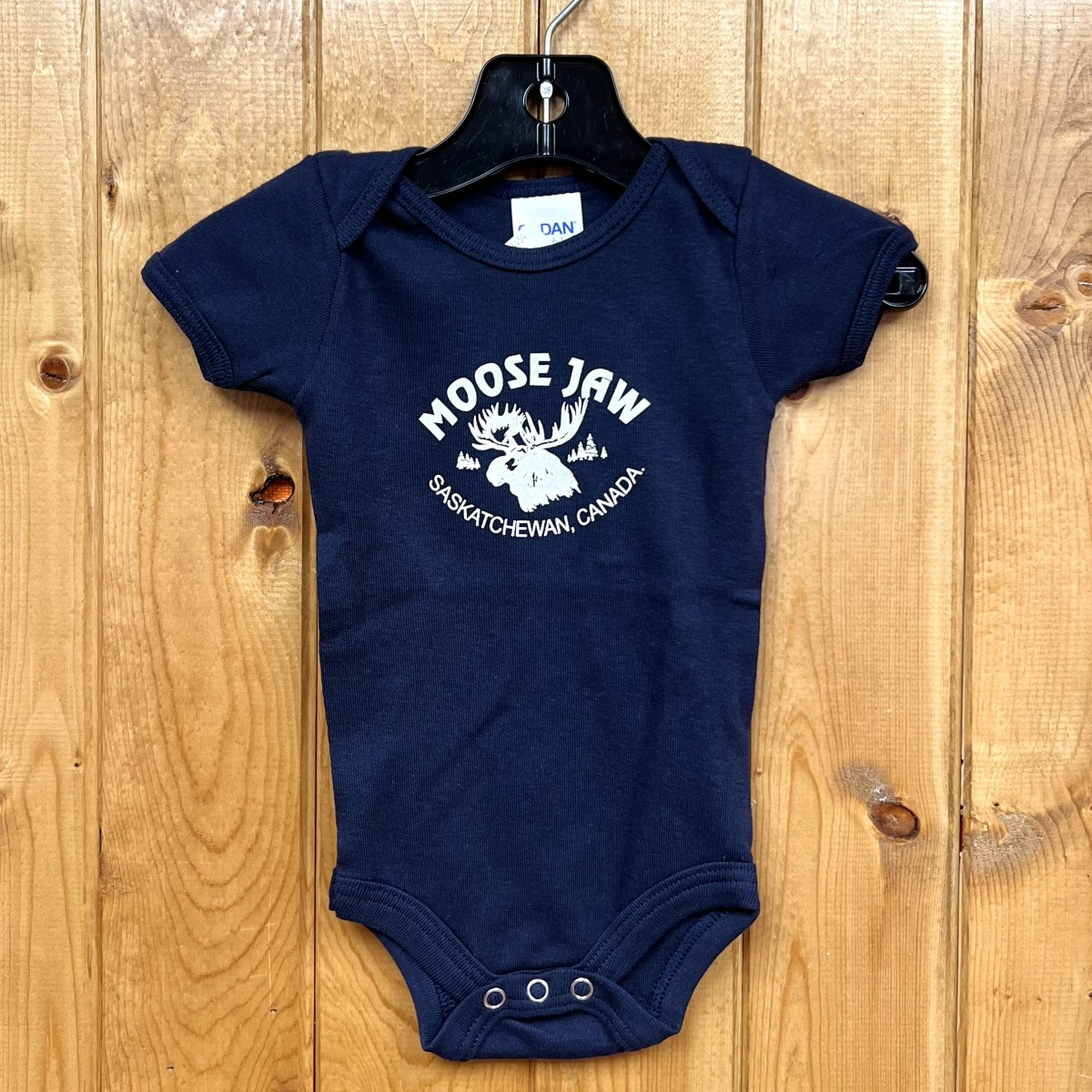 Moose Jaw Prairie Basics Infant Onesie Navy