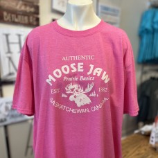 Moose Jaw Prairie Basics T-shirt Heather Heliconia Unisex