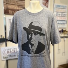 Moose Jaw Al Capone Head T-Shirt Heather Graphite