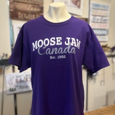 Moose Jaw Est 1882 T-Shirt Purple