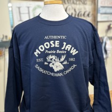 Moose Jaw Prairie Basics Crewneck Sweatshirt Navy