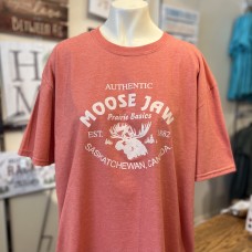 Moose Jaw Prairie Basics T-shirt Heather Orange Unisex