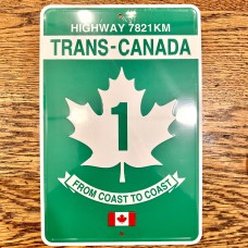 Canada Aluminum Road Sign 12x8 Trans-Canada Highway