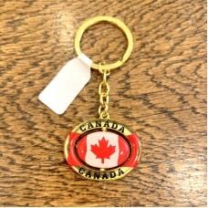 Canada National Flag Spinner Keychain
