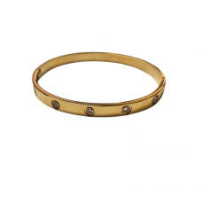 Merx Bangle - Gold 6mm 720-152-1 Merx Bangle - Gold 6mm 720-152-1