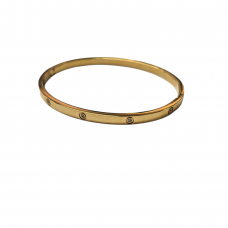 Merx Bangle - Gold 4mm 720-153-1 Merx Bangle - Gold 4mm 720-153-1
