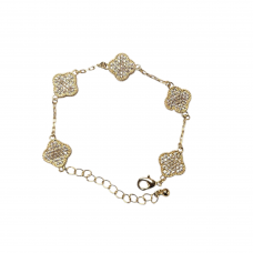 Merx Sofistica Double-Side Bracelet - Gold + CRY/White 720-161 Merx Sofistica Double-Side Bracelet - Gold + CRY/White 720-161