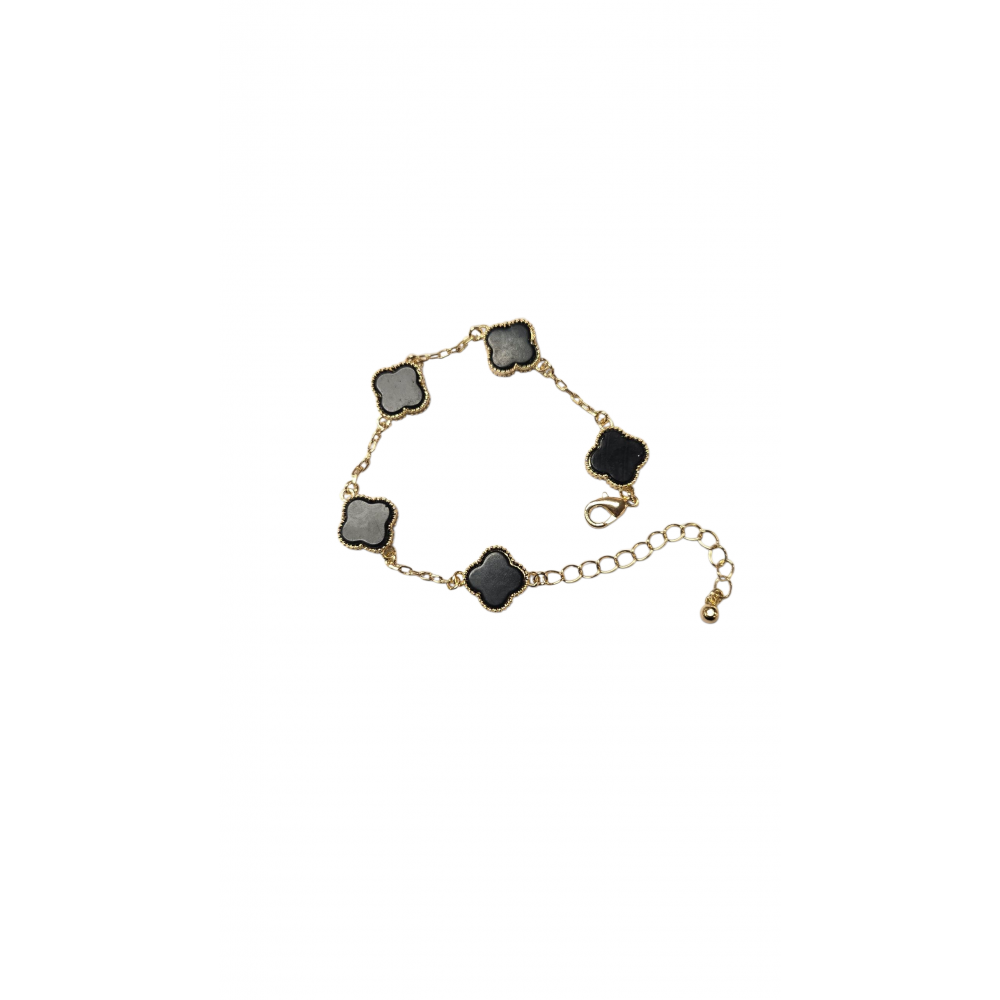 Merx Sofistica Double-Side Bracelet - Gold + CRY/Black 720-162 Merx Sofistica Double-Side Bracelet - Gold + CRY/Black 720-162