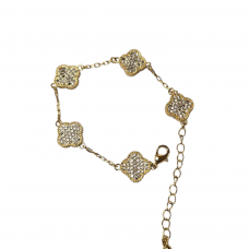 Merx Sofistica Double-Side Bracelet - Gold + CRY/Black 720-162 Merx Sofistica Double-Side Bracelet - Gold + CRY/Black 720-162