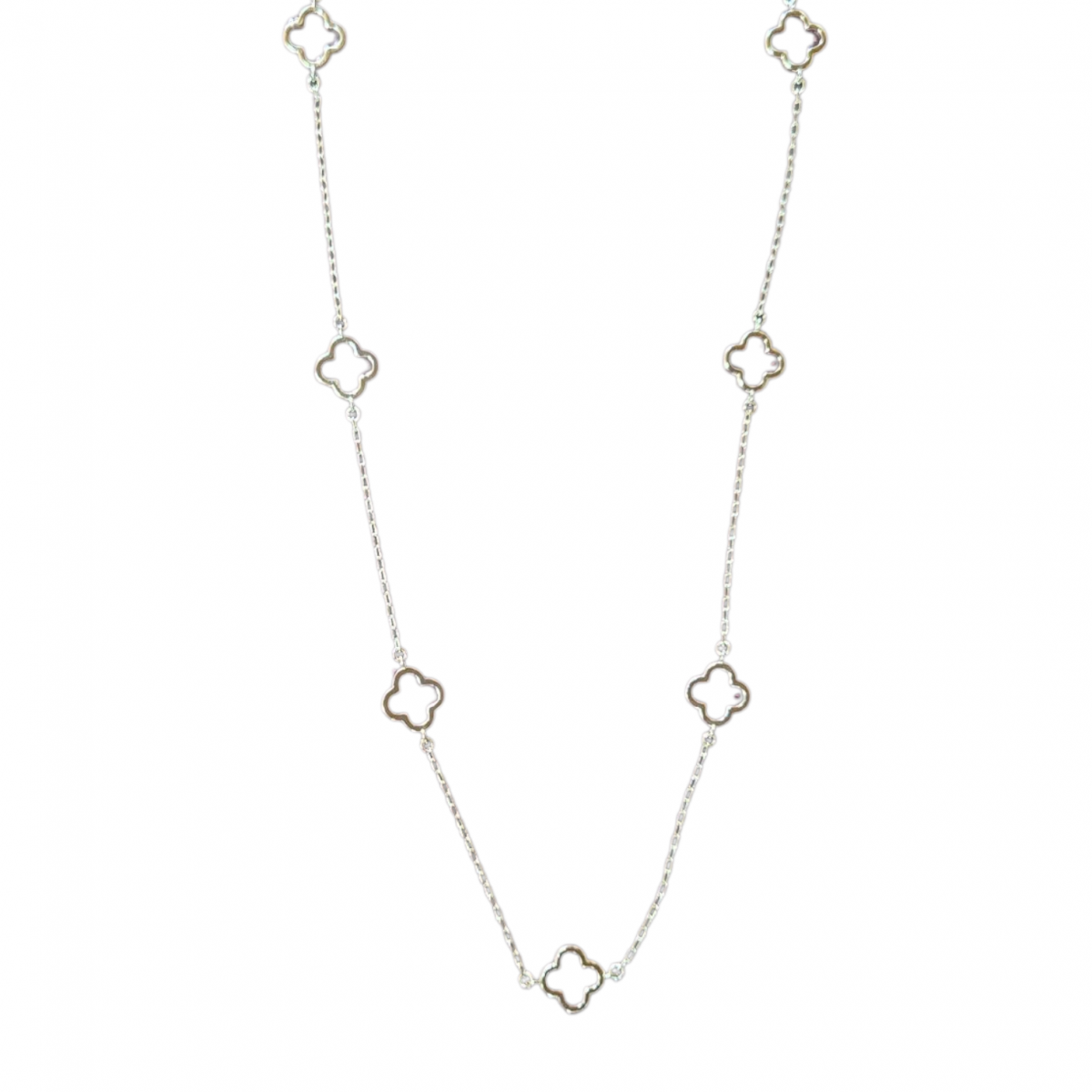 Merx Sofistica Hollow Necklace #700-167 - Silver Merx Sofistica Hollow Necklace #700-167 - Silver