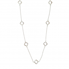 Merx Sofistica Hollow Necklace #700-167 - Silver Merx Sofistica Hollow Necklace #700-167 - Silver