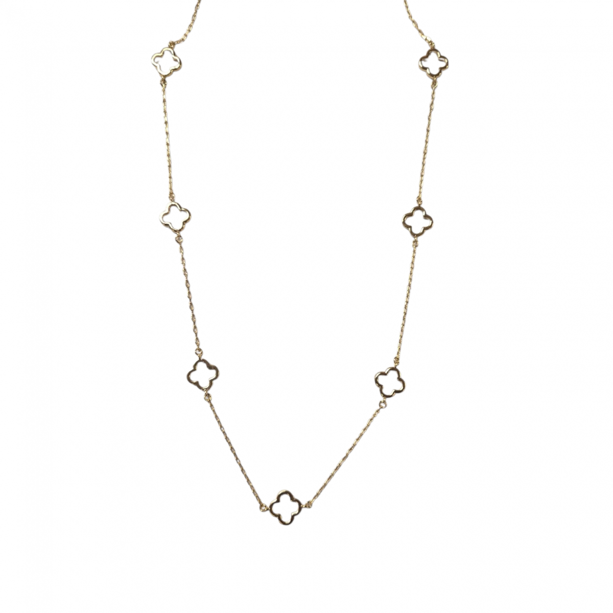 Merx Sofistica Hollow Necklace #700-167-1 - Gold Merx Sofistica Hollow Necklace #700-167-1 - Gold