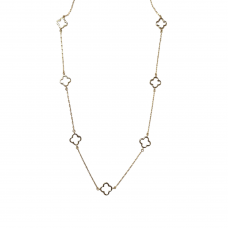 Merx Sofistica Hollow Necklace #700-167-1 - Gold Merx Sofistica Hollow Necklace #700-167-1 - Gold
