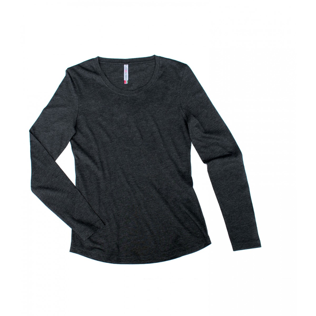 ATC Eurospun Ring  Spun Long Sleeve T Ladies Dark Heather