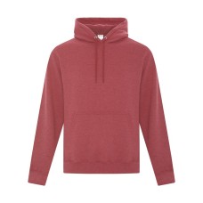 Gildan Hooded Sweatshirt Pullover Unisex Heather Red