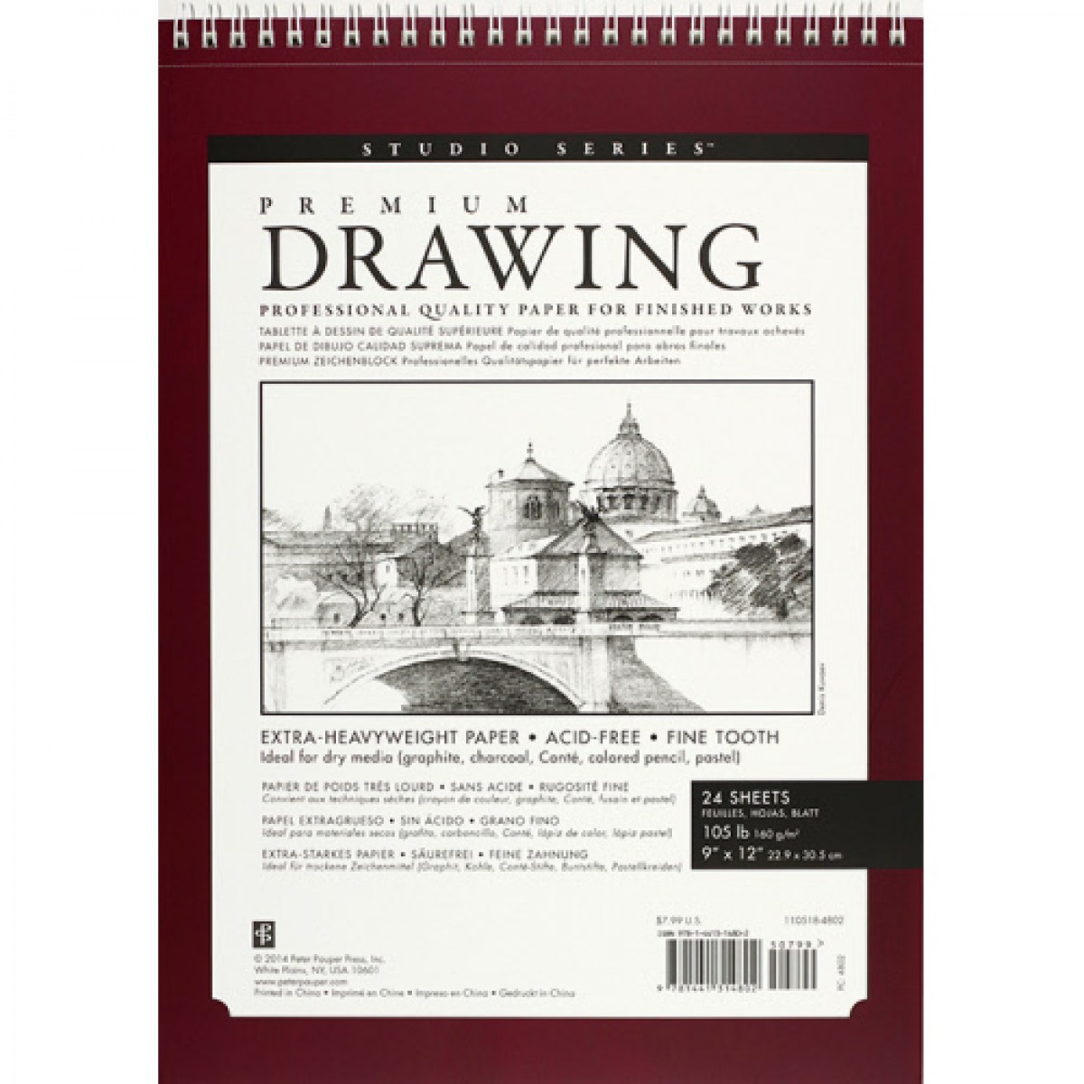 PP Studio Series Premium Drawing Pad 9 x 12