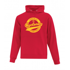 Central Collegiate Unisex Pullover Hooded Sweatshirt Red