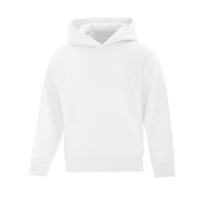 Hooded Sweatshirt Pullover Youth White