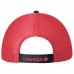 Canada Hat Black with Red Maple Leaf Red Mesh Back