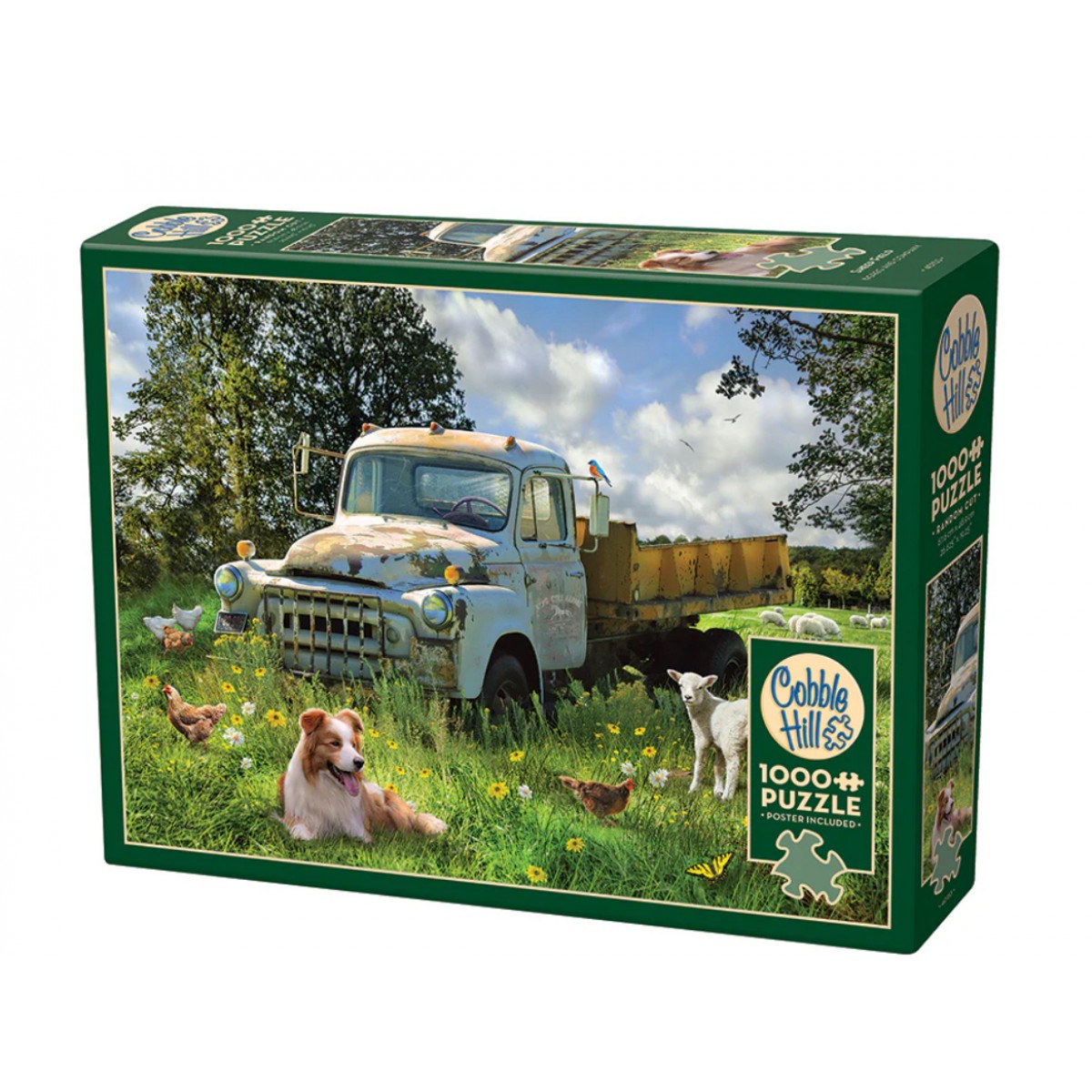 Cobble Hill Jigsaw Puzzle: Sheep Field