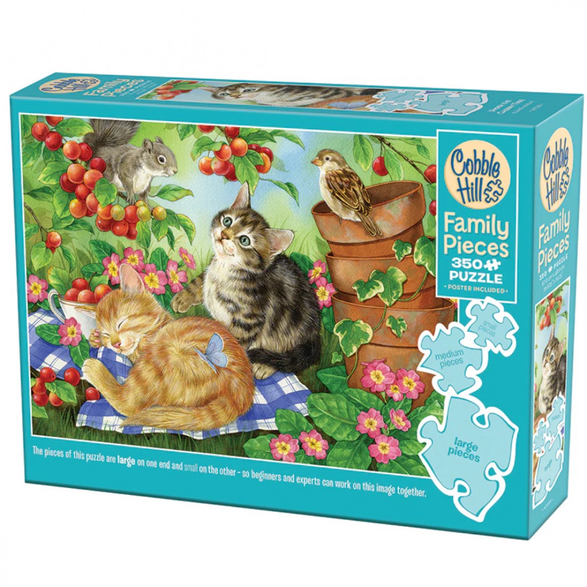 Cobble Hill Jigsaw Puzzle: Under the Cherry Tree Family Cobble Hill Jigsaw Puzzle: Under the Cherry Tree Family