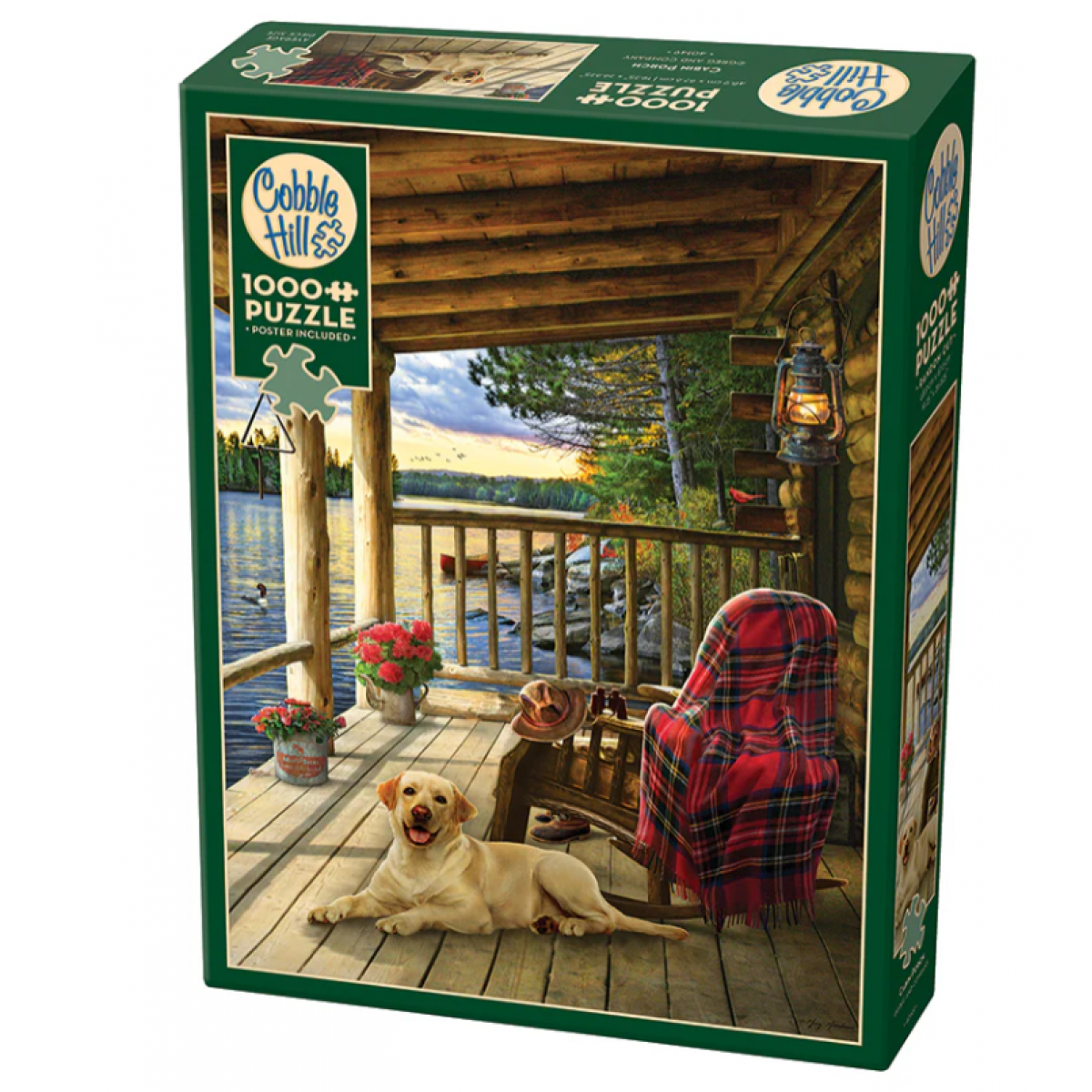 Cobble Hill Jigsaw Puzzle: Cabin Porch Cobble Hill Jigsaw Puzzle: Cabin Porch