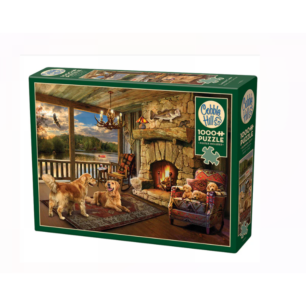 Cobble Hill Jigsaw Puzzle: Lakeside Cabin